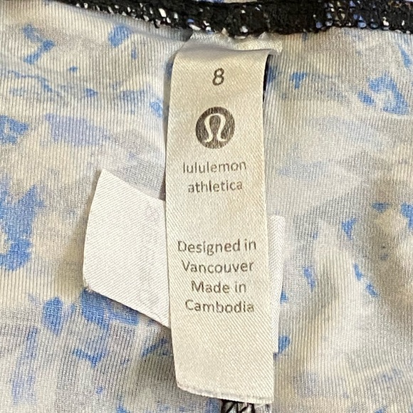 Lululemon Athletica Blue Abstract Leggings - Picture 7 of 15